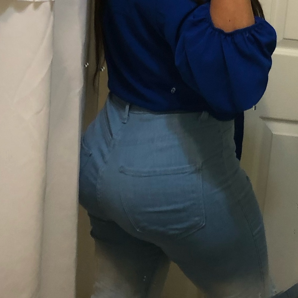 Fashion Nova high waisted ombré distressed jeans 9 - Picture 15 of 15